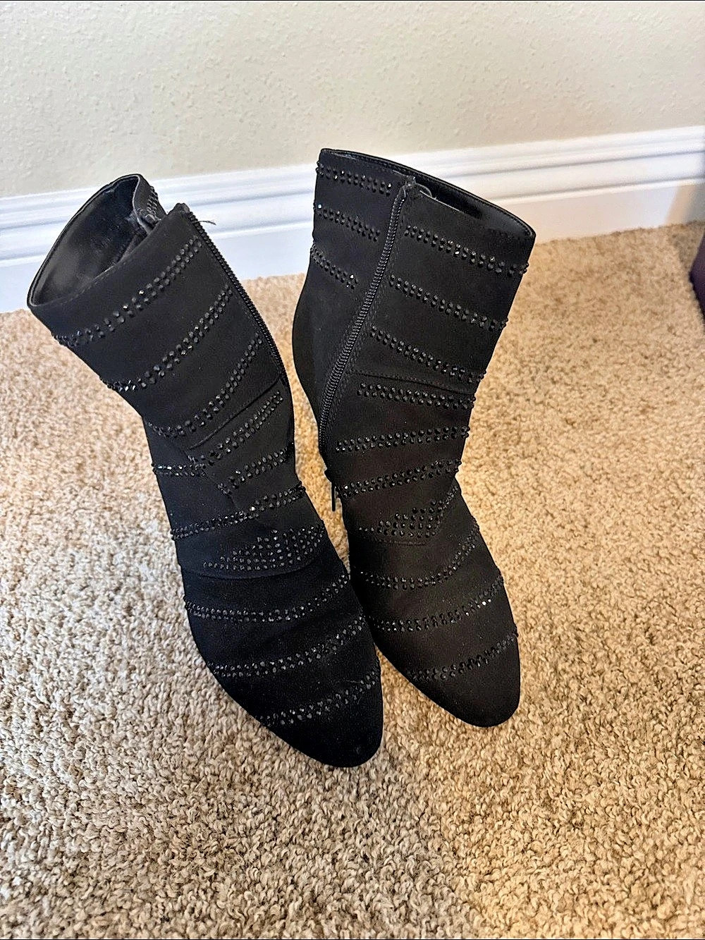 Black Heeled Booties US